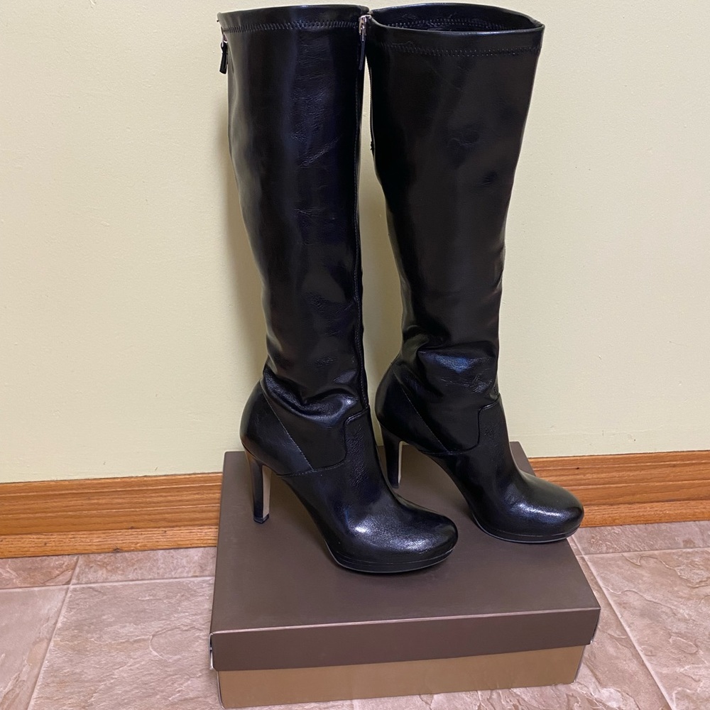 Franco Sarto Black Boots